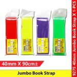 Jumbo Book Strap Fluorescent Magic Velcro Jumbo Book Band Tali Ikat Buku 绑书带 #9275 #40mm #BookStrap #BookBand #Taliikatb